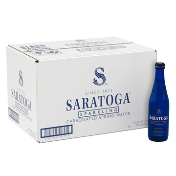 Saratoga Sparkling Spring Water - 12 Oz. (Carbonated, Pack Of 24)