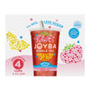 Joyba Reduced Sugar Strawberry Lemonade Flavored Green Bubble Tea, 4 Pack,12 fl oz. Cups