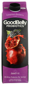 Goodbelly, Pomegranate Blackberry Probiotic Juice, 32 Oz