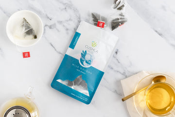 Taiwanese High Mountain Milk Oolong Tea Bags - Xin Qing Milk Oolong Tea - Jinxuan Oolong Loose Leaf Milk Tea - 20Ct Makes 40 Cup