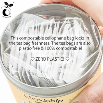 Friendship Organics Decaf Chai Tea Bags, Organic And Fair Trade 20 Count