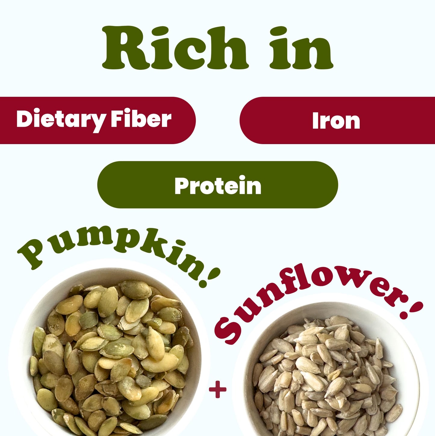 Food to Live Sunflower and Pumpkin Seed Mix, 16 Pounds - Natural Snack, Rich in Protein, Perfect for Snacking, Baking and Salads