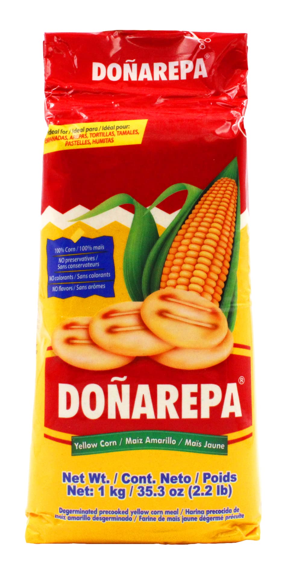 Donarepa Precooked Yellow Corn Meal 35.2 Oz