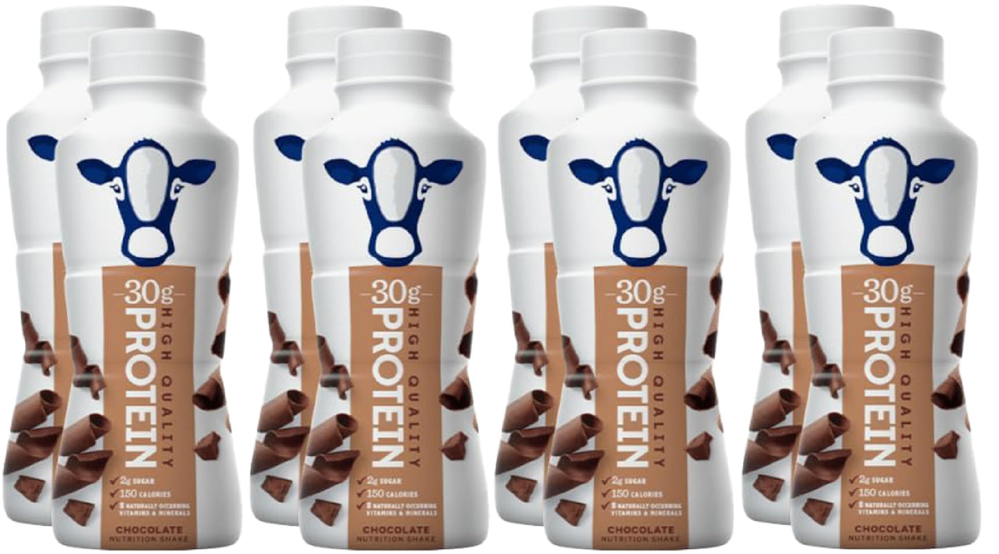 Niro Assortment | Protein Shakes Pack Of 8 - Chocolate Shake 11.5 Oz Each - Top-Grade Protein Shake With Beverage Sleeve