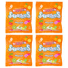Smarties Squashies Mixed Fruit Flavor - Peanut Free, Gluten Free & Fat Free Gummy Candy - Perfect for Birthday & Halloween Party