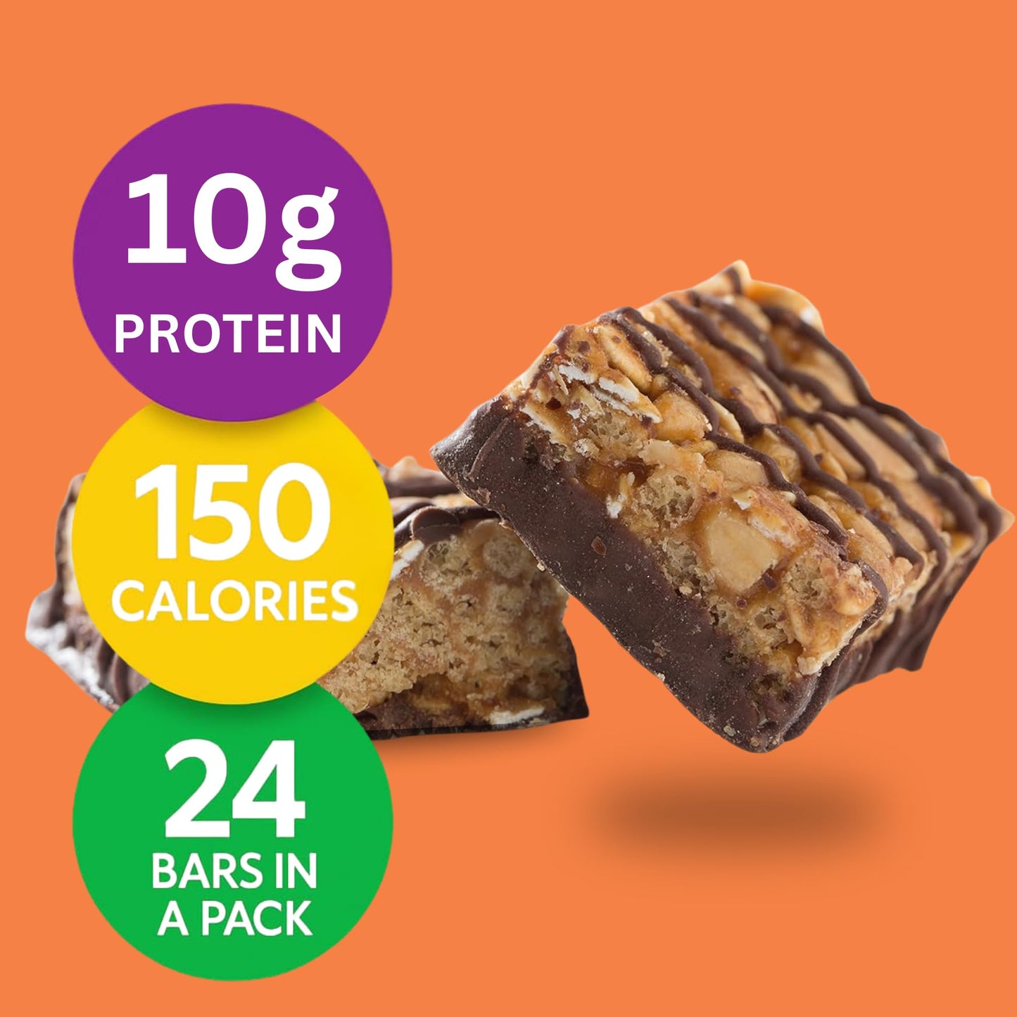 HMR Bar, Chocolate Peanut Butter Protein Bar | Nutritious Snack to Support Weight Maintenance | Low Calorie Dessert | 10g of Pro