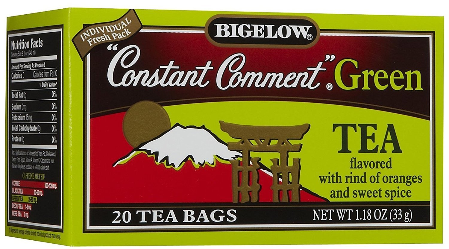 Bigelow Tea Constant Comment Green Tea -- 20 Tea Bags