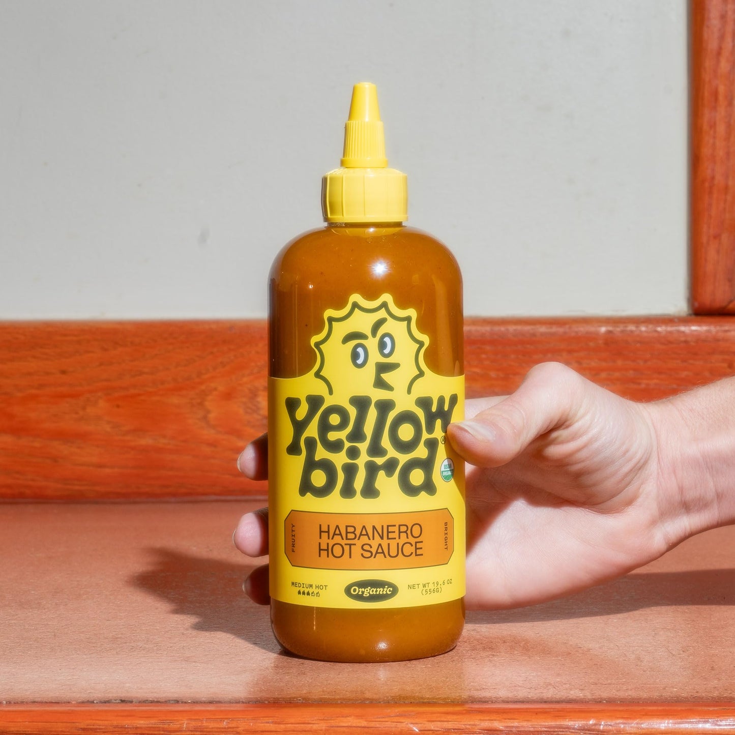 Yellowbird Organic Habanero Hot Sauce - Medium Hot - Vegan Habanero Sauce Made with Carrots, Garlic and Tangerine - Gluten-Free