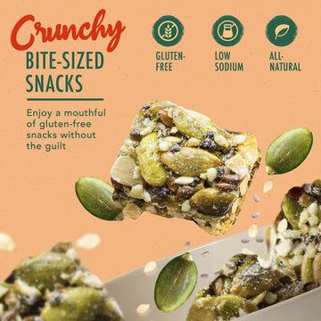 Melissa'S Clean Snax With Chia And Flaxseed, Gluten-Free Packaged Snacks, All Natural, Not Artificial Flavors Added, Low Sodium