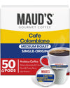Maud's Columbian Coffee Pods, 50 ct, Single Origin, Medium Roast Coffee in Recyclable Single Serve Pods - 100% Arabica Coffee, C