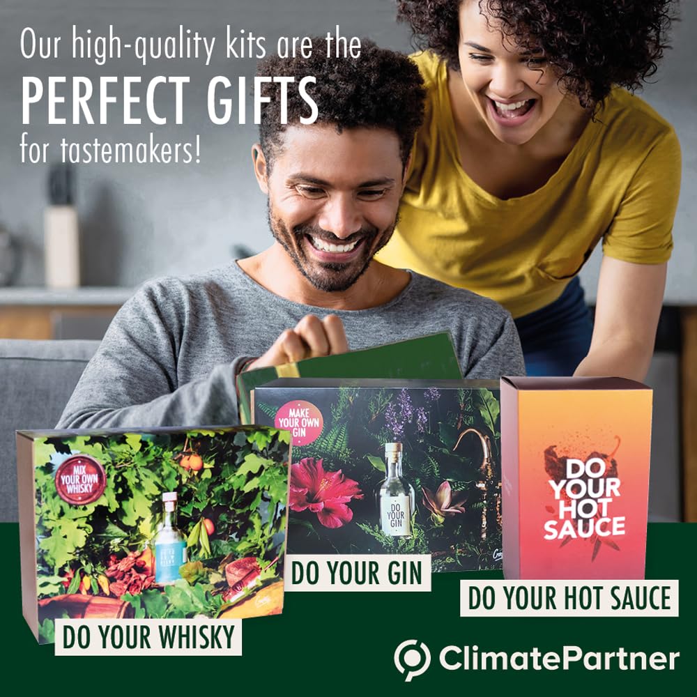 DO YOUR GIN Making Kit | DIY Gift Set | 12 Botanicals | 1400 grams | Perfect Gift for Men & Women