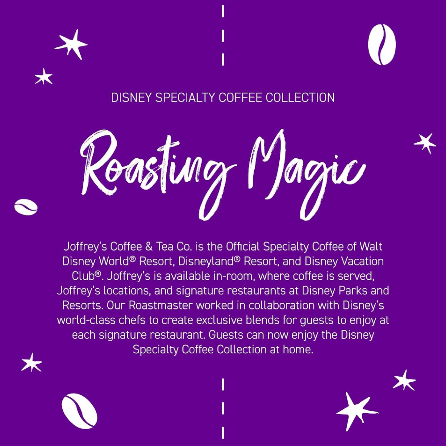 Joffreys Coffee - Disney Mickey Mouse Classic Blend Disney Specialty Coffee Collection Artisan Medium Roast Coffee Arabica Beans