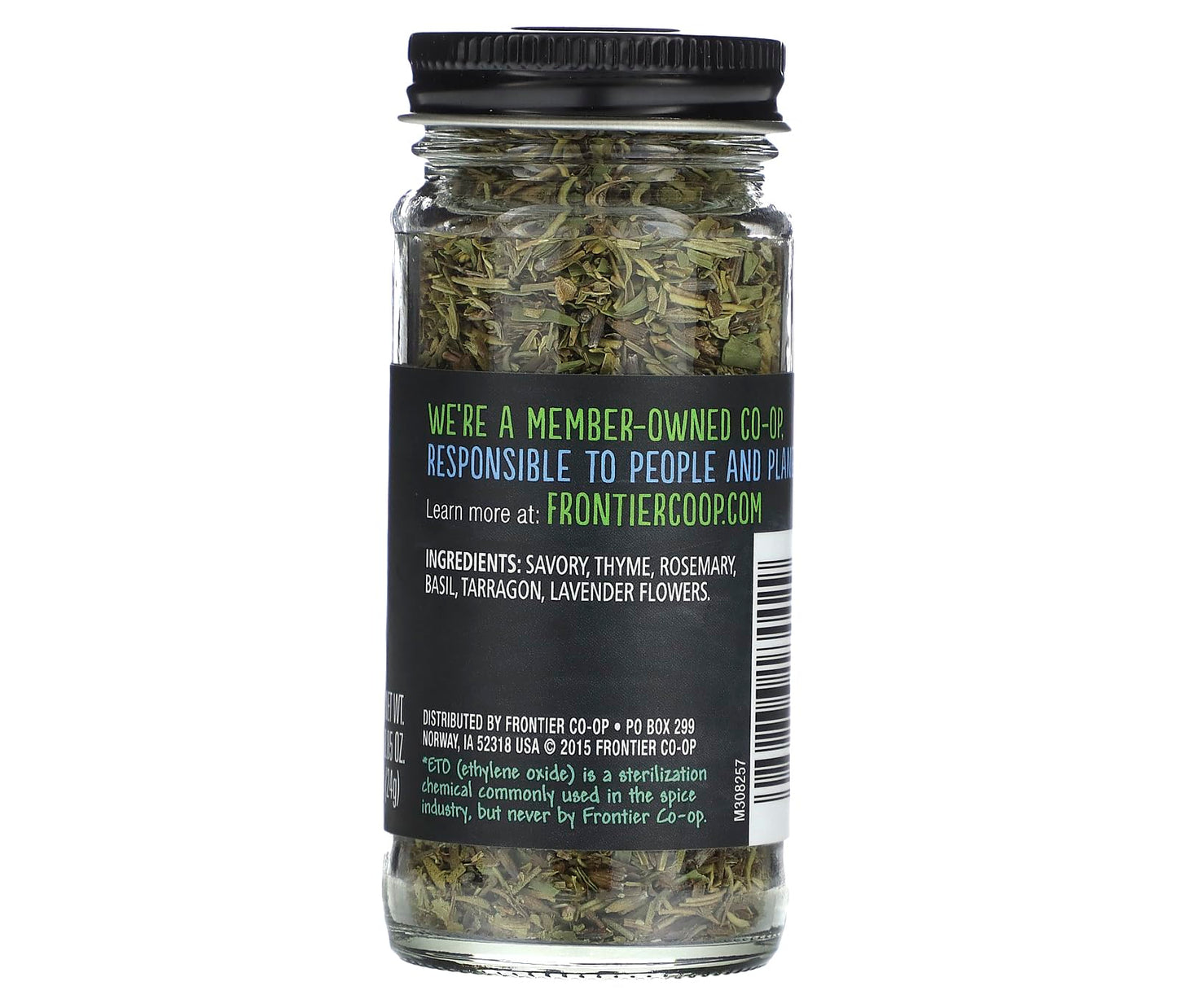 Frontier Co-Op Herbes De Provence, 0.85 Ounce, French Blend Of Aromatic Savory, Thyme, Rosemary, Basil Tarragon & Lavender