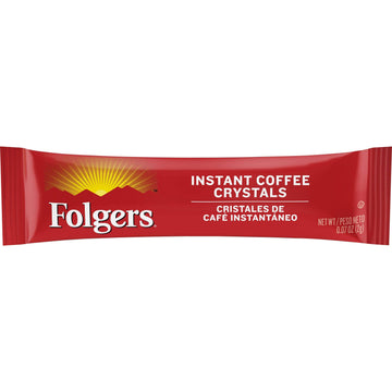 Folgers Classic Roast Instant Coffee Crystals, 7 Single Serve Packets (Pack Of 12)