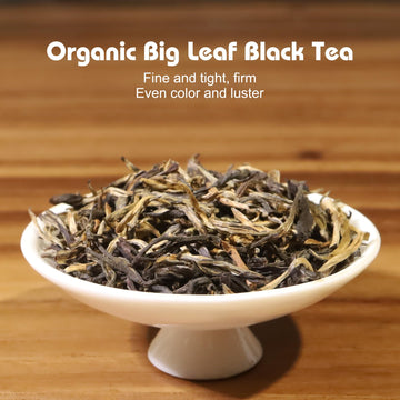 Lapalide 3.53 Oz Black Tea Loose Leaf, Usda Organic Black Tea, English Black Tea Leaves With Mellow And Fresh Flavor, Resistant