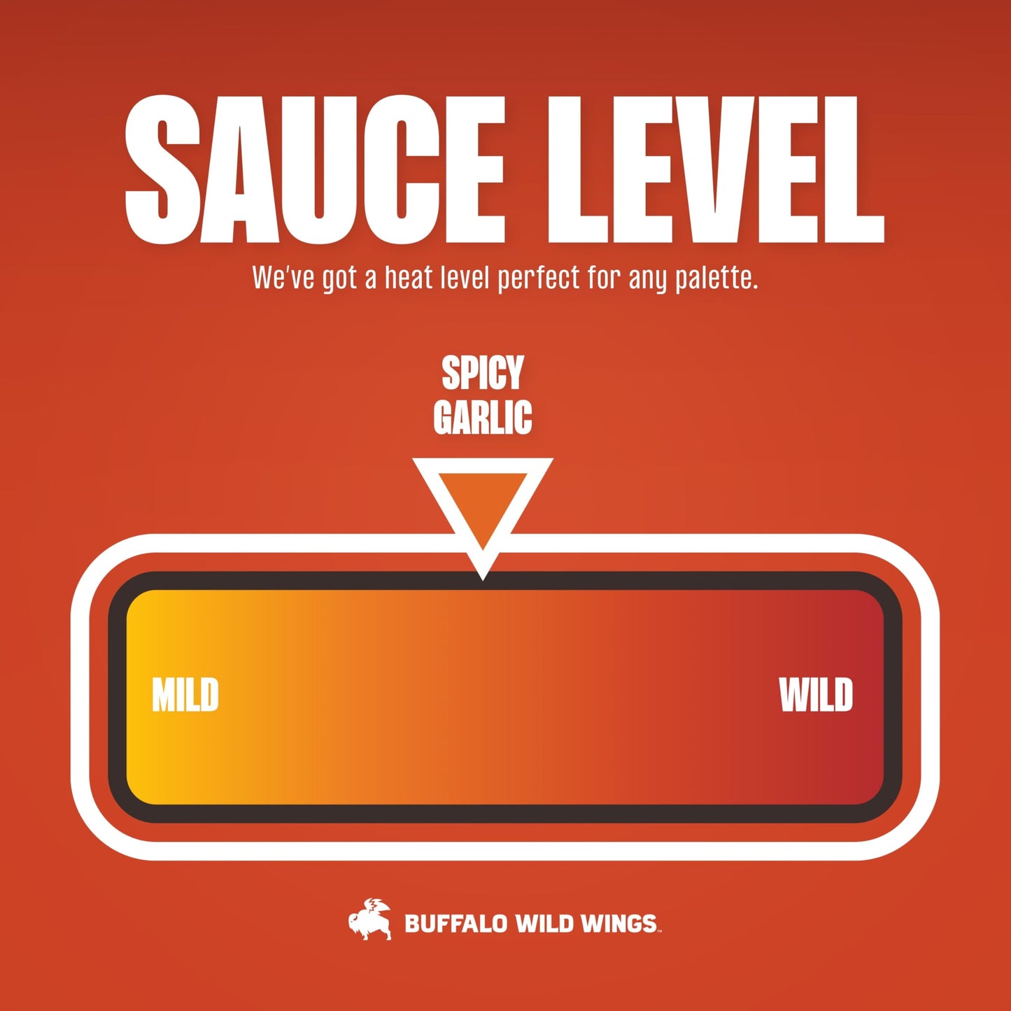 Buffalo Wild Wings Spicy Garlic Buffalo Sauce, 12 fl. oz., Made with Cayenne Pepper, Garlic and Tamarind, Perfect Dipping Sauce,
