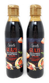 Balsamic Glazes with Strawberry and Balsamic Vinegar of Modena 8.5 fl oz/250 ml, Product of Italy, (Pack of 2)