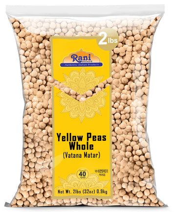 Rani Yellow Peas Whole, Dried (Vatana, Matar) 32Oz (2Lbs) 908G ~ All Natural | Vegan | Gluten Friendly | Product Of Usa
