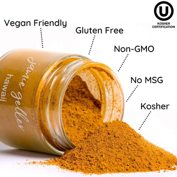 Jamie Geller Hawaij Spice Seasoning, Yemeni Spice Mix, 4.2 oz Glass Jar, OU Kosher