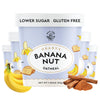 Mylk Labs Banana Nut Protein Oatmeal Cups, Whole Grain, Low Sugar, High Fiber Breakfast with Superfoods, Quick & Easy, On the Go