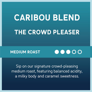 Peets Coffee Blend Decaf Ground Caribou Coffee, 12 oz