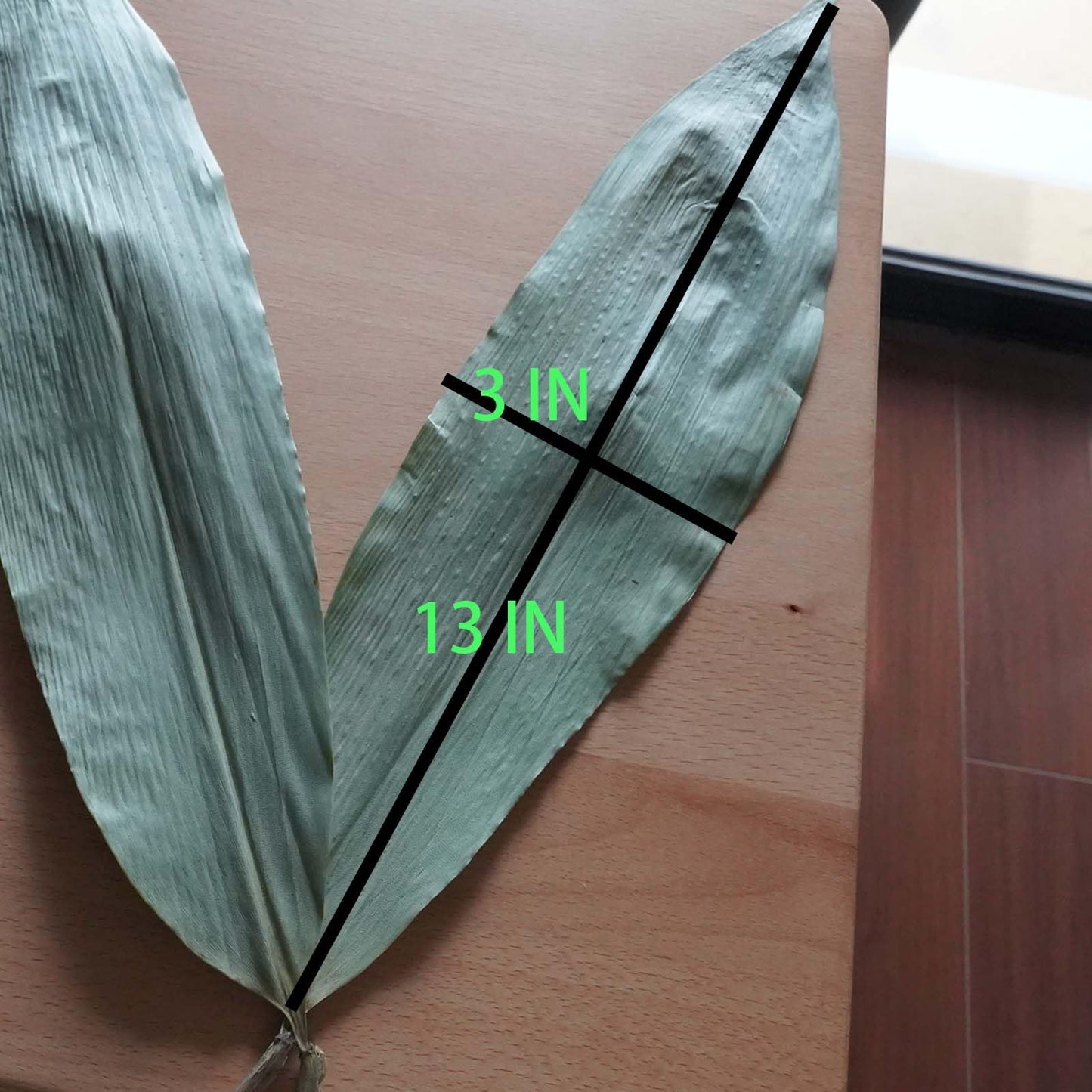 Rainlily Wen Dry Bamboo Leaves 100 Pcs Substitutes Sushi Plate Dried Zongzi Leaf Wrap Foods Food Decorate