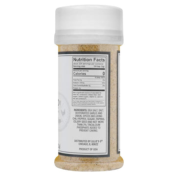 Lillies Q BBQ Rub, All-Purpose Garlic & Black Pepper Seasoning, 7.9 oz