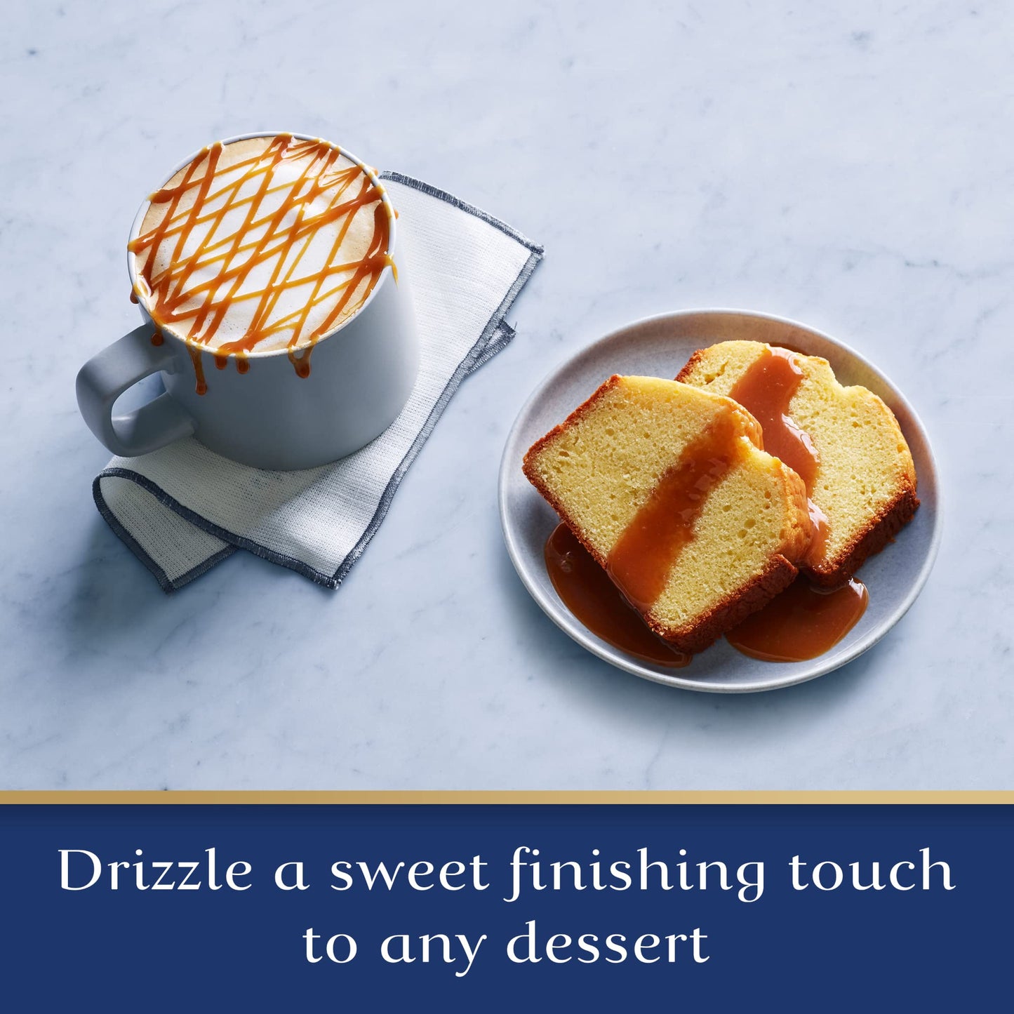 3 Pack - Ghirardelli - Sea Salt Caramel Flavored Sauce - 17 Oz Squeeze Bottle with Limited Edition Measuring Spoon