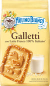 Mulino Bianco Galletti 12.35Oz (350G) - Authentic Italian Breakfast Biscuits With Light Sweetness - Perfect With Coffee Or Tea - Made With Natural Ingredients And No Palm Oil