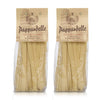 Morelli Pappardelle Pasta Noodles - Imported Italian Durum Wheat - 17.6oz (Pack of 2) - Off-white