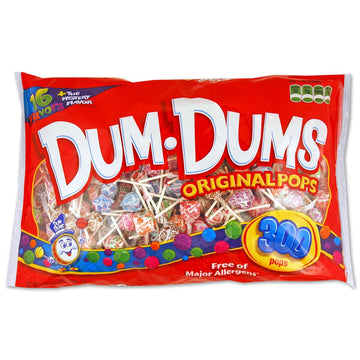 Dum Dums Lollipops, Variety Flavor Mix, 300 Count (Pack Of 1)