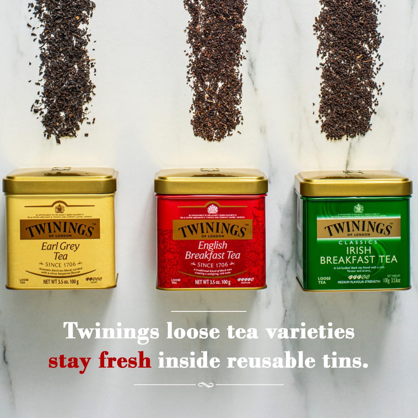 Twinings Earl Grey Loose Tea Tins, 7.05 Ounce Tins (Pack Of 1), Smooth, Flavourful, Robust Black Tea Leaves, Caffeinated, Enjoy Hot Or Iced