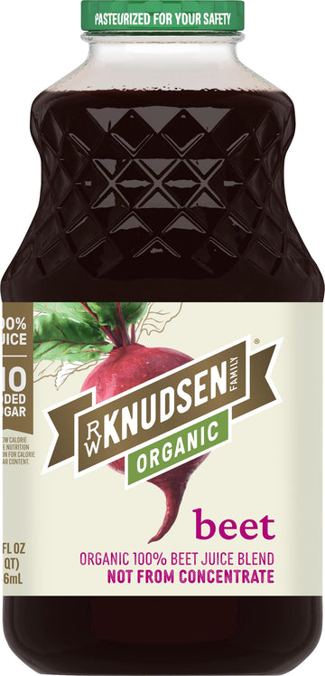 R.W. Knudsen, Juice, Og2, Beet, 32 Fl Oz (Pack Of 6) (Gluten Free Gmo Free 95%+ Organic)