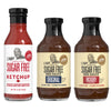 G Hughes Sugar Free, BBQ Sauces & Ketchup Bundle - Original Sugar Free BBQ Sauce - 18 Oz, Hickory BBQ Suace - 18 Oz, Sugar Free