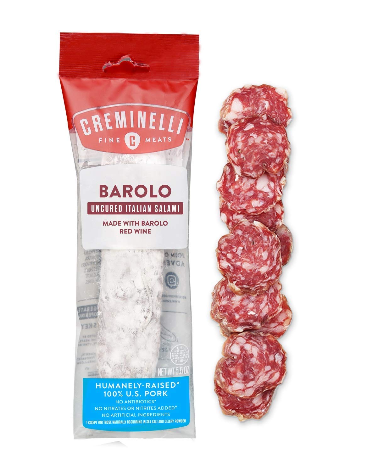 CREMINELLI Barolo Salame, 5.5 OZ