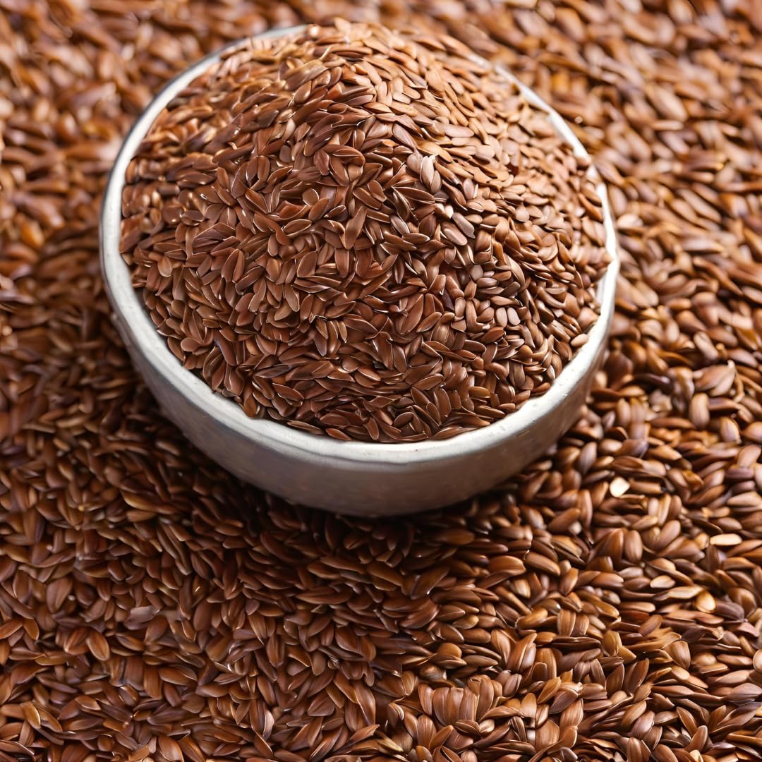 Unearthed Whole Flax Seed - Top-Grade Quality Plant-Based Protein Gluten-Free Non-Gmo Kosher Vegan Raw Seeds Rich In Omega-3 Great For Baking Topping Smoothies & Beverages (50Lb)