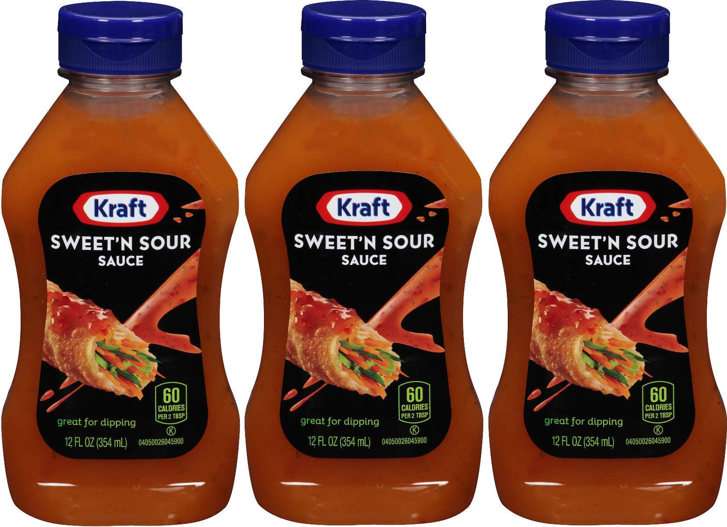 Kraft, Sweet & Sour Sauce, 12Oz Squeeze Bottle (Pack Of 3)