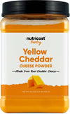Nutricost Pantry Yellow Cheddar Cheese Powder (2.5 Pounds Per Bottle) - Powdered Cheese :: Great for Cooking, Baking, Popcorn, a