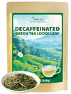 TeeLux Decaf Green Tea CO2 Decaffeinated Green Tea Loose leaf Delicate & Smooth Flavor 7oz