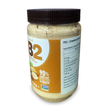 PB2 Original Powdered Peanut Butter - 16 oz Jar, 6g of Protein, 90% Less Fat, Certified Gluten Free, Only 60 Calories per Servin