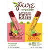 Pure Organic Layered Fruit Bars (Pineapple, Passionfruit and Banana), 24 Count