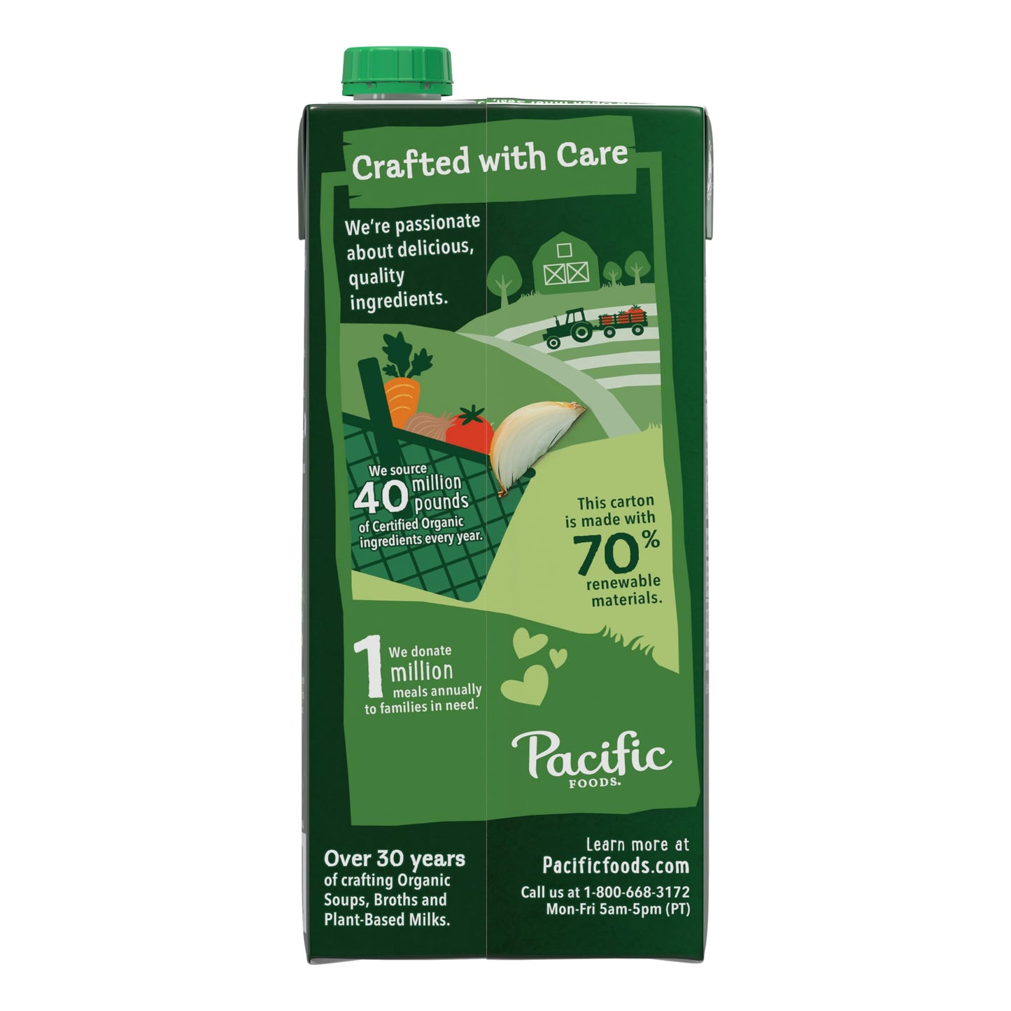 Pacific Foods Organic Beef Bone Broth, 32 Oz Carton