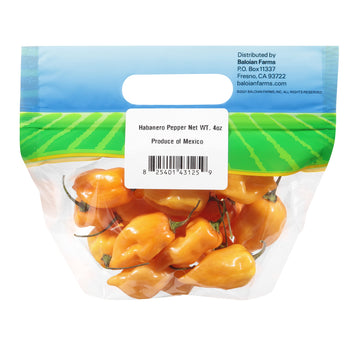 Baloian Farms, Habanero Peppers, 4 oz