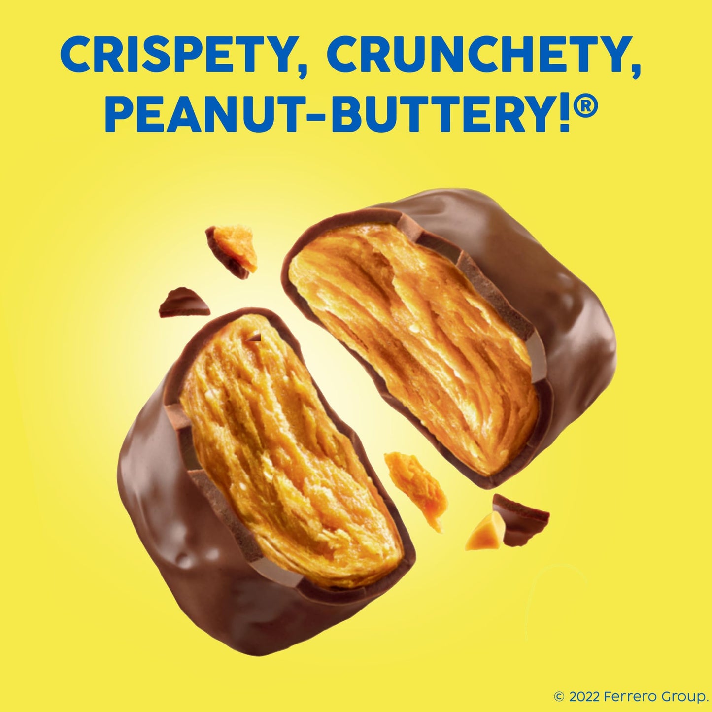 Butterfinger Unwrapped Minis, Bulk 12 Bags, Chocolatey, Peanut-Buttery, Resealable Bag, Halloween Candy, 8 Oz Each