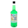Hypothermias Shaved Ice & Snow Cone Syrup - BPA-Free Plastic Bottle Quart (32 Fl. Oz) - Spearmint - Non-GMO 100% Pure Cane Sugar