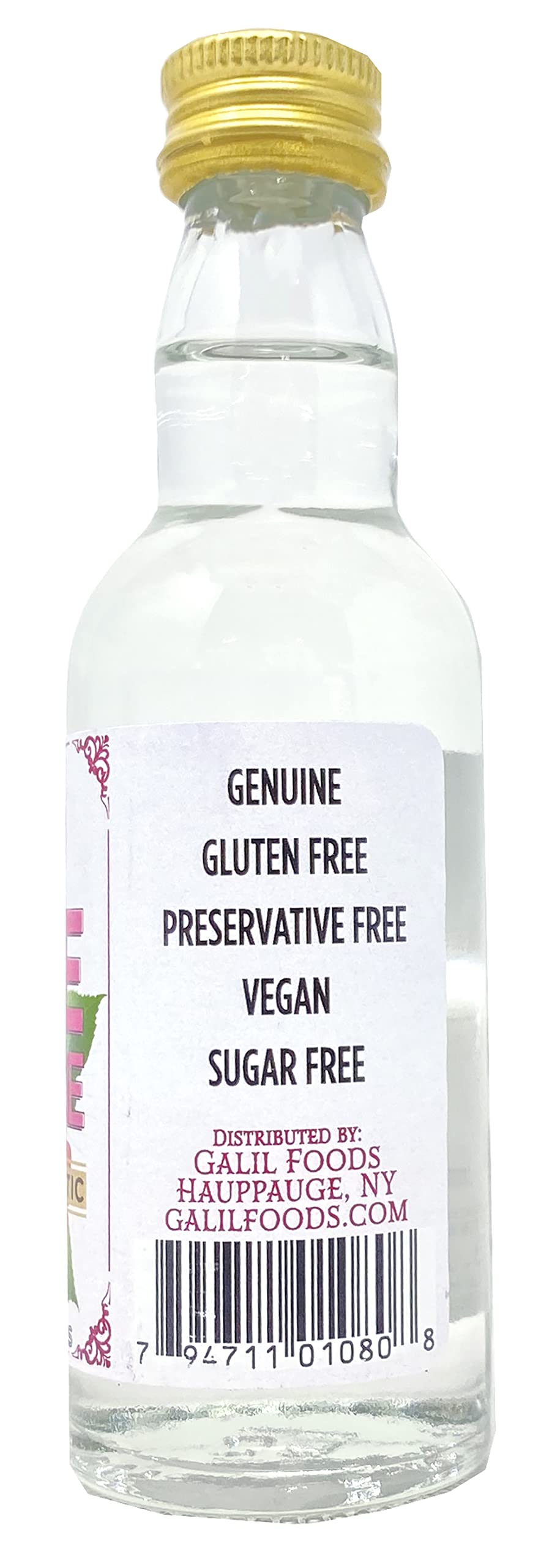 Shams Premium Concentrated Rosewater, Rose Essence 1.69 Ounce - Rose Water For Cooking, Baking, Desserts, Skincare - Gluten-Free