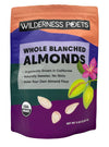 Wilderness Poets, Organic Blanched Almonds - Whole California-Grown Almond Nuts with No Skins - 5 Pound (Pack of 1)