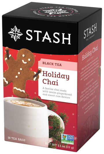 Stash Tea Holiday Chai Tea, 18 Ct