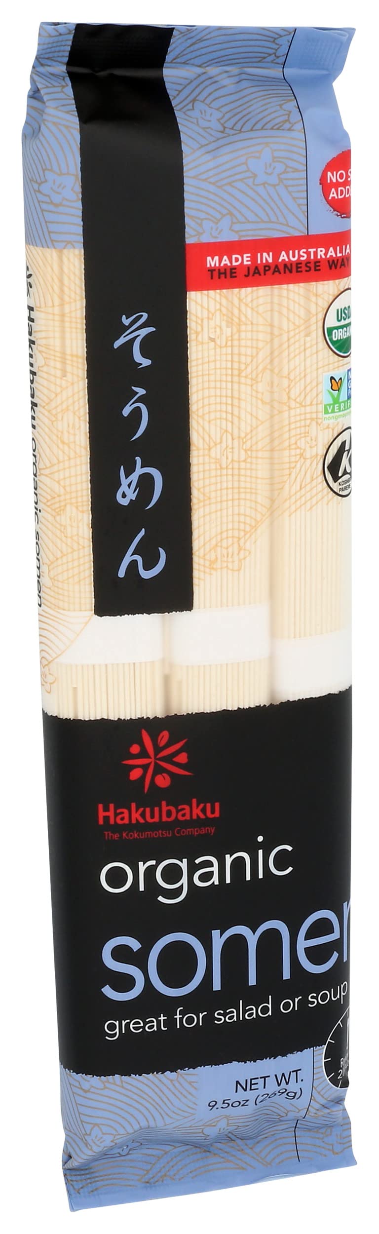 Hakubaku Organic Somen Noodles (1 x 9.5 OZ)