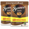 Douwe Egberts Senseo Strong Roast Coffee Pods, Dual Pack, 48 Count, Full And Rich Flavor, Compatible With Senseo Machines